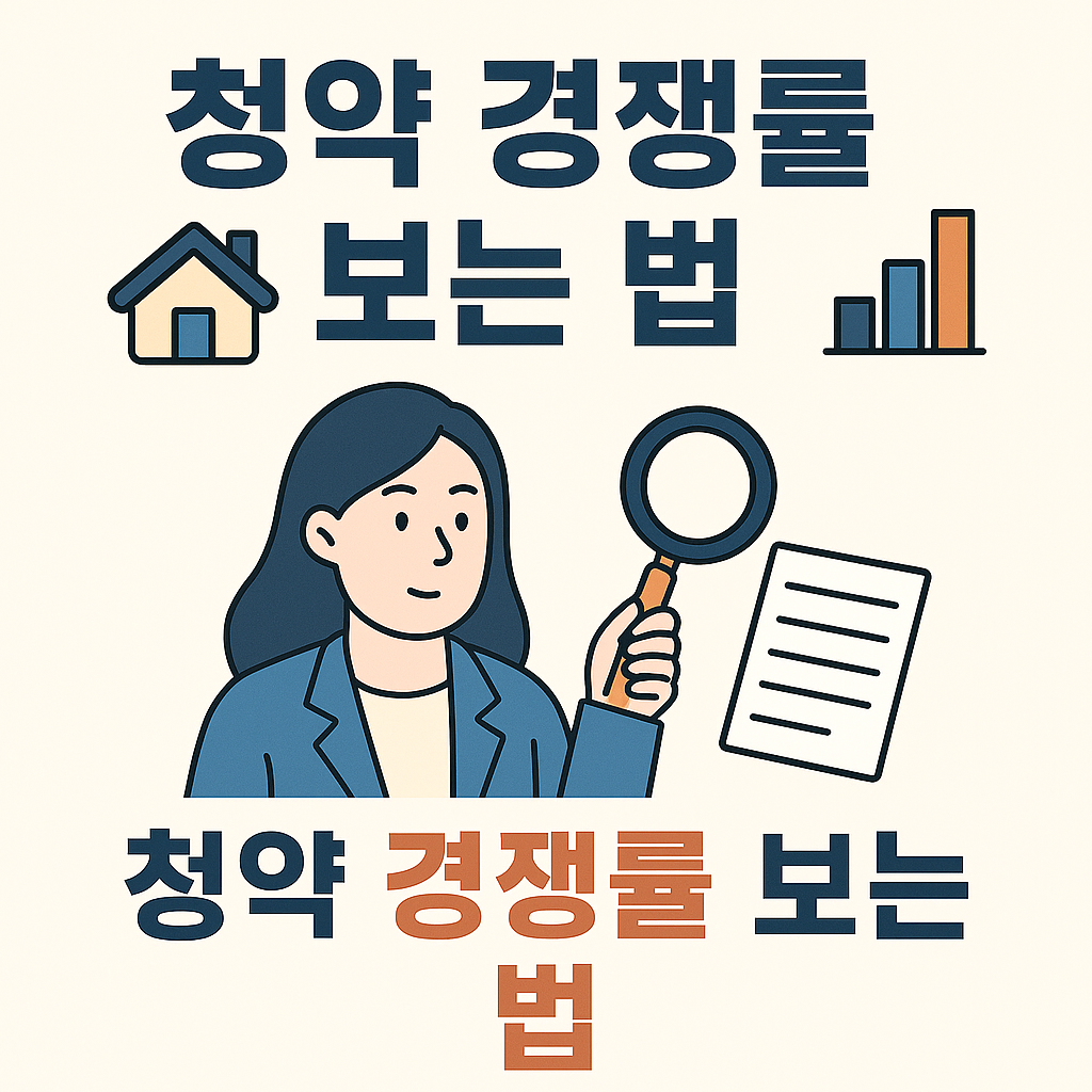 청약 경쟁률 보는 법