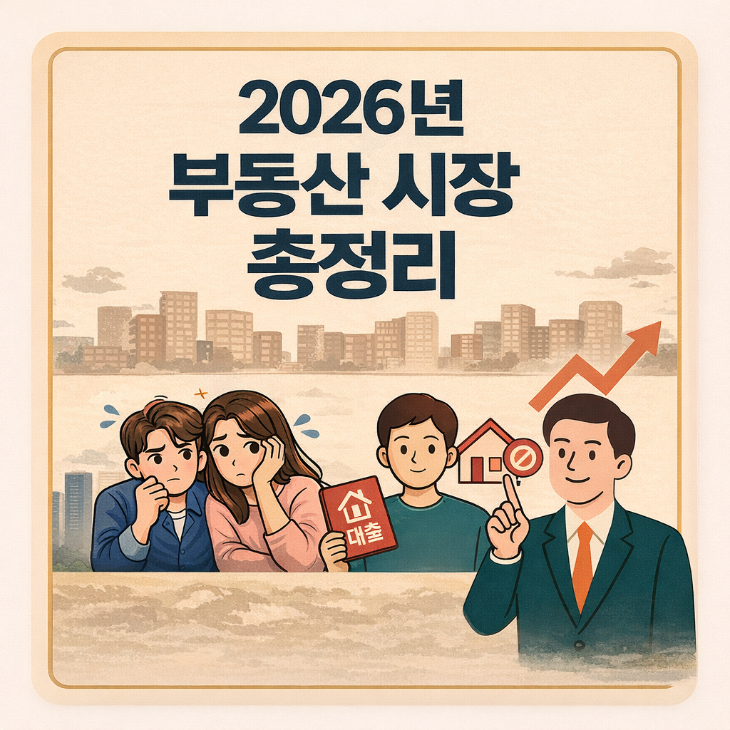 2026년 부동산 시장 총정리 (지금 집 사도 될까?)