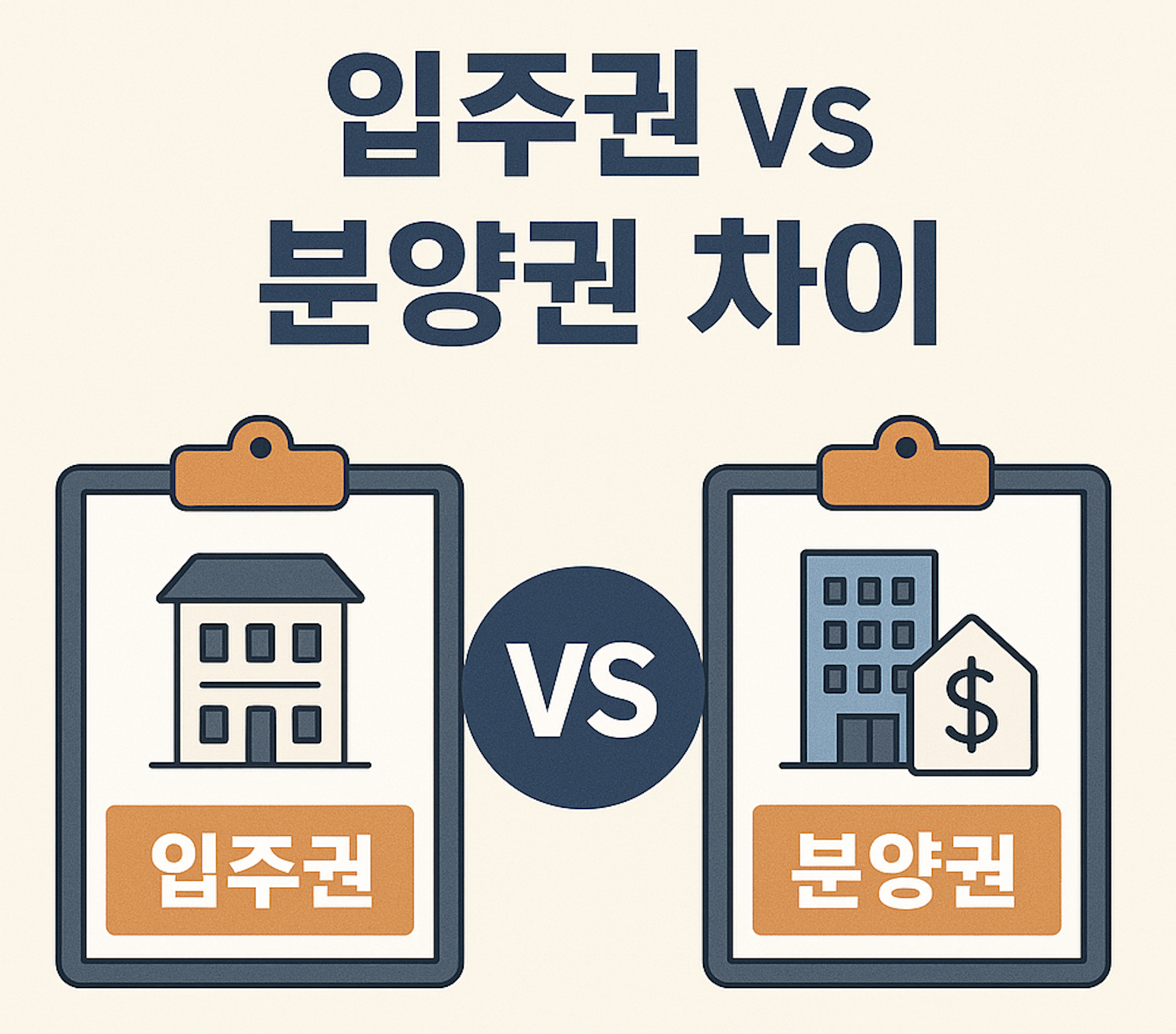 입주권 vs 분양권 차이